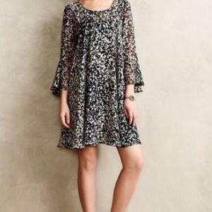 Anthropologie Paper Crown Swing Dress